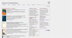 Desktop Screenshot of diagonal-verlag.de